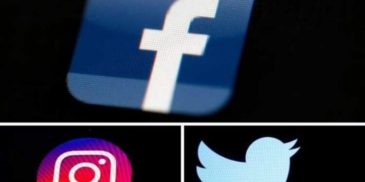 Facebook, Twitter Instagram