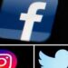 Facebook, Twitter Instagram