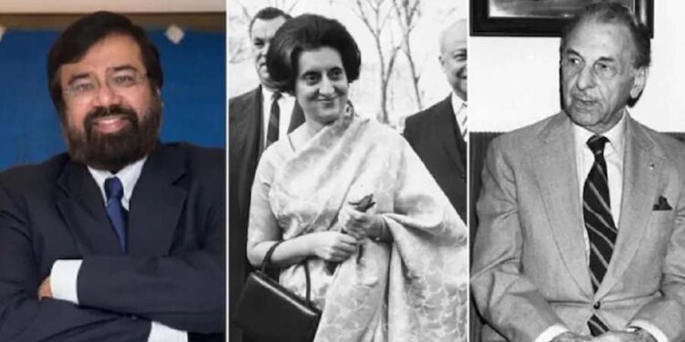 JRD & Indira Gandhi