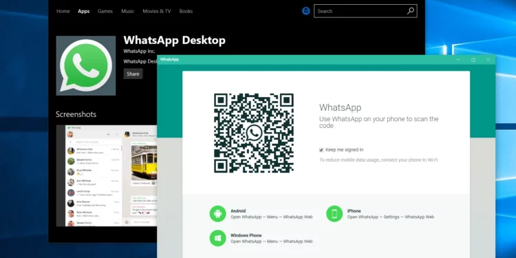 WhatsApp Windows app